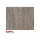 Küchentisch mit Melaminplatte und Metallgestell Made in Italy - Spilla Viadurini