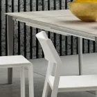 Ausziehbarer Küchentisch bis 240 cm aus HPL, hergestellt in Italien – fantastisch Viadurini