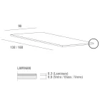 Ausziehbarer Küchentisch aus feiner Laminam-Keramik, hergestellt in Italien – Efisto Viadurini