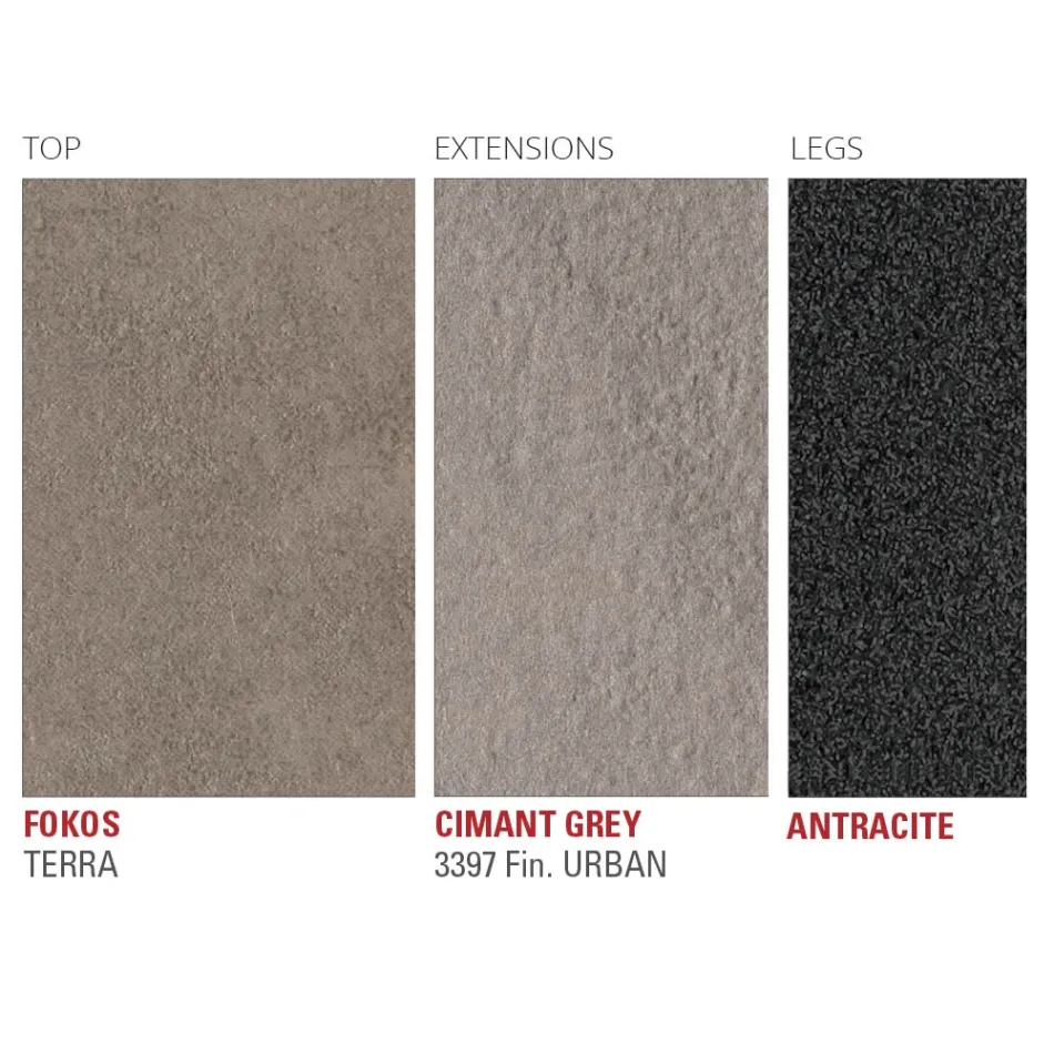 Ausziehbarer Küchentisch aus feiner Laminam-Keramik, hergestellt in Italien – Efisto Viadurini