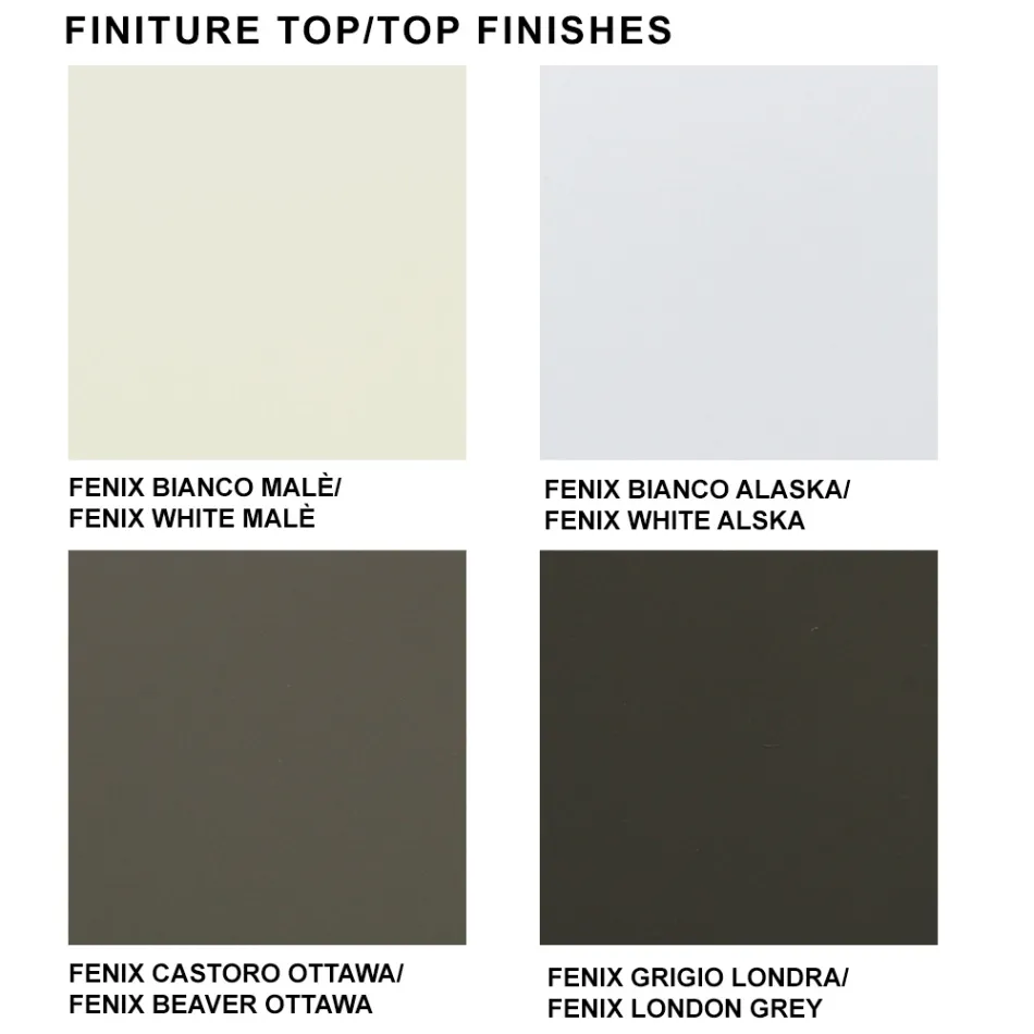 Küchentisch Fenix, ausziehbar bis 300 cm, hergestellt in Italien – Grotta Viadurini