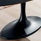 Küchentisch aus Fenix und lackiertem Kunstmarmor, hergestellt in Italien – Brontolo Viadurini