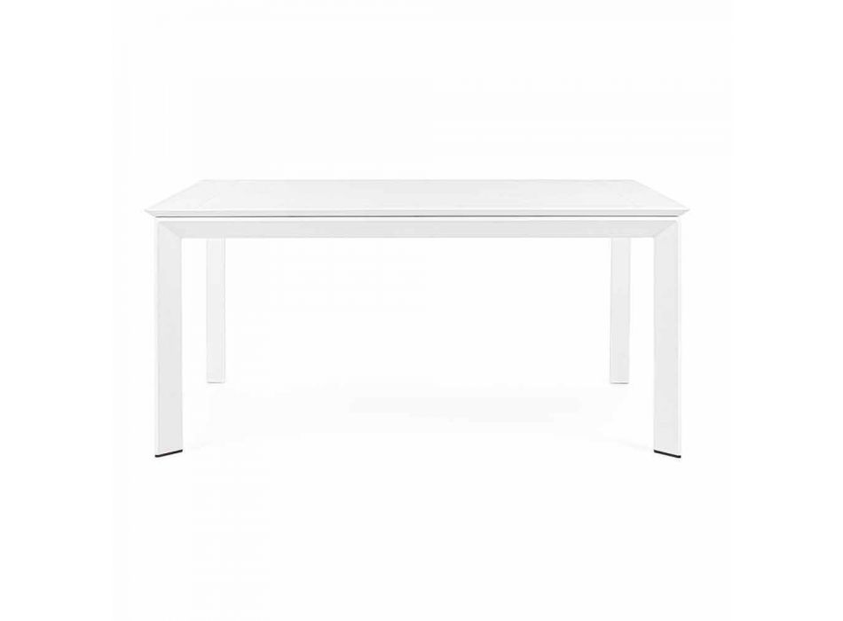 Ausziehbarer Tisch im Freien Bis zu 160 cm in Aluminium Homemotion - Andries
