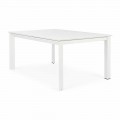 Ausziehbarer Tisch im Freien Bis zu 160 cm aus Aluminium, Homemotion - Andries