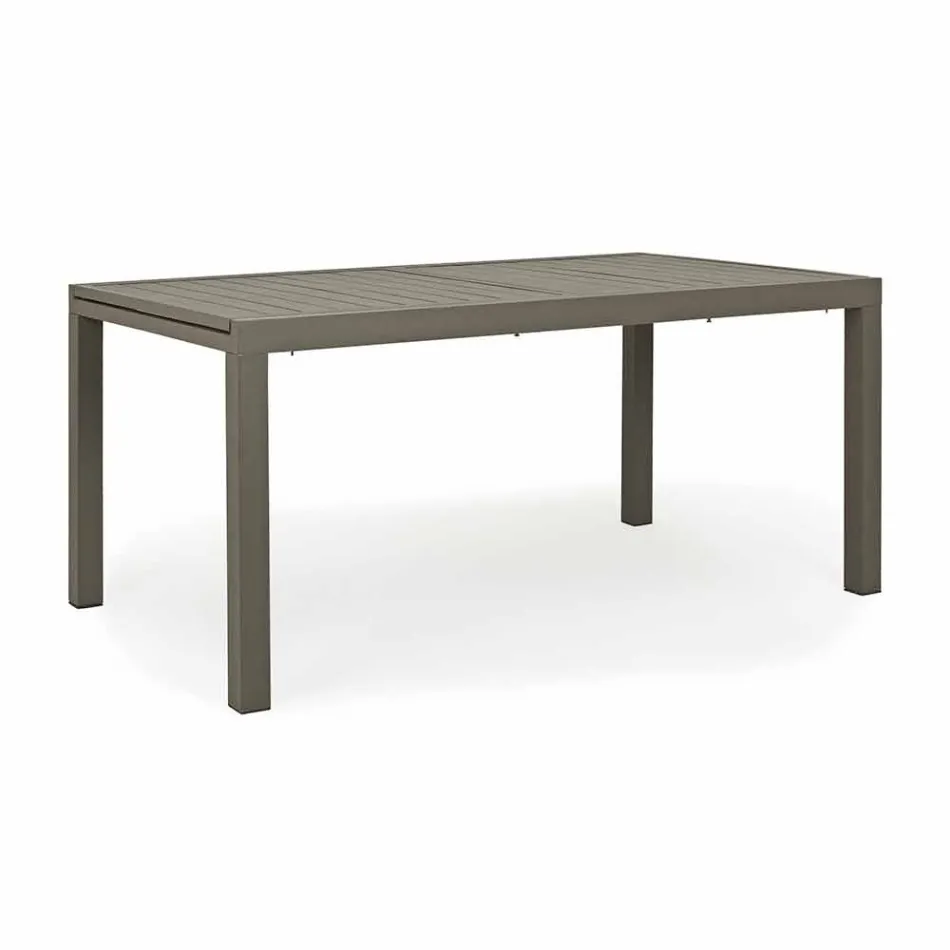Ausziehbarer Outdoor-Tisch bis 240 cm in Aluminium, Homemotion - Arold Viadurini