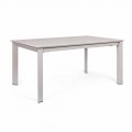 Ausziehbarer Tisch im Freien Bis zu 240 cm in Aluminium Homemotion - Casper