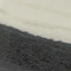 Gartentisch mit Holzgestell und Keramikplatte Panda White - Infinity Viadurini