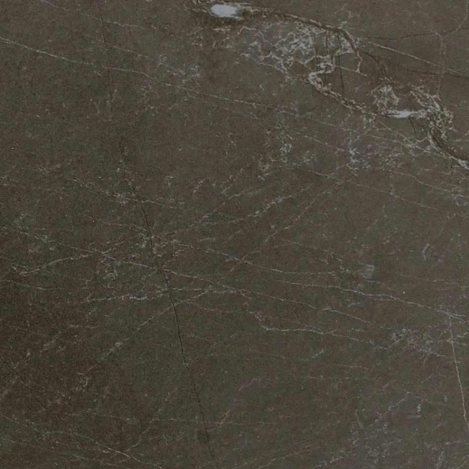 Gartentisch mit Holzsockel und Pulpis-Braun-Keramikplatte - Infinity Viadurini