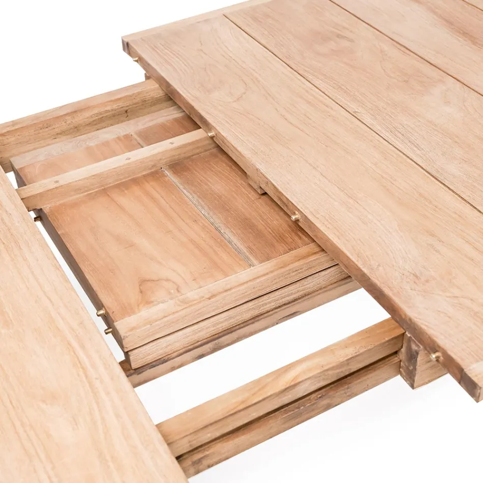 Gartentisch aus Teakholz, ausziehbar auf 270 cm - Marie Viadurini