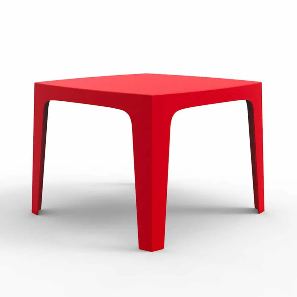 Solider quadratischer Outdoor-Tisch von Vondom aus Polypropylen, Design Viadurini