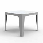 Solider quadratischer Outdoor-Tisch von Vondom aus Polypropylen, Design Viadurini