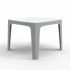 Solider quadratischer Outdoor-Tisch von Vondom aus Polypropylen, Design Viadurini