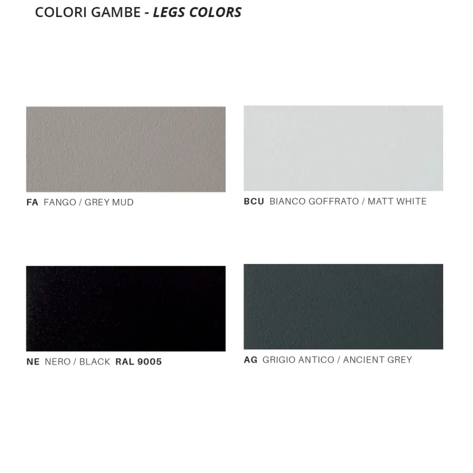 Gartentischgestell aus verzinktem Stahl mit HPL-Platte Made in Italy - Brienne Viadurini