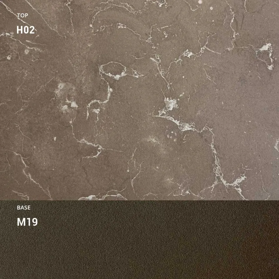 HPL-Gartentisch mit Aluminiumstruktur Made in Italy - Carl Viadurini