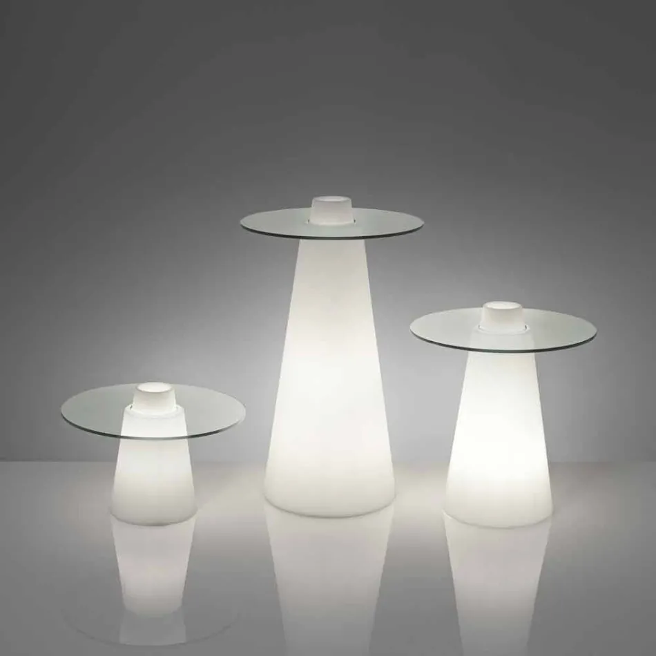 Helles Tischglas aus Polypropylen (H80), hergestellt in Italien Viadurini