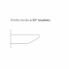 Tonnenförmiger Esstisch mit furnierter Platte, hergestellt in Italien – Settimmio Viadurini