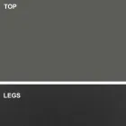 Luxuriöser fassförmiger Esstisch aus Fenix und Stahl, hergestellt in Italien – Settimmio Viadurini