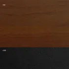 Tonnenförmiger Esstisch aus Laminat in Holzoptik, hergestellt in Italien – Cave Viadurini