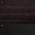 Tonnenförmiger Esstisch aus Laminat in Holzoptik, hergestellt in Italien – Cave Viadurini