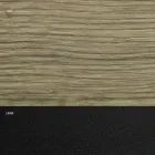 Tonnenförmiger Esstisch aus Laminat in Holzoptik, hergestellt in Italien – Cave Viadurini