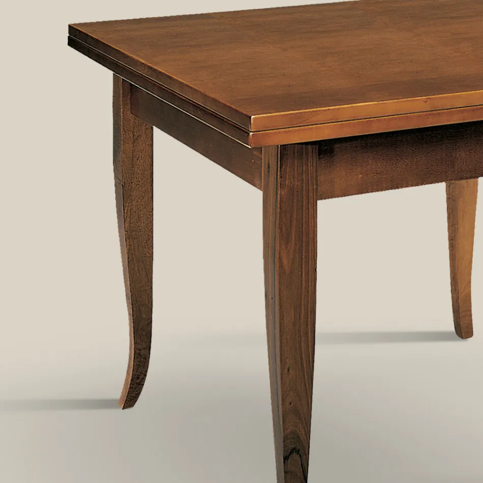 Ausziehbarer Esstisch 240 cm im klassischen Stil Made in Italy - Helisa Viadurini