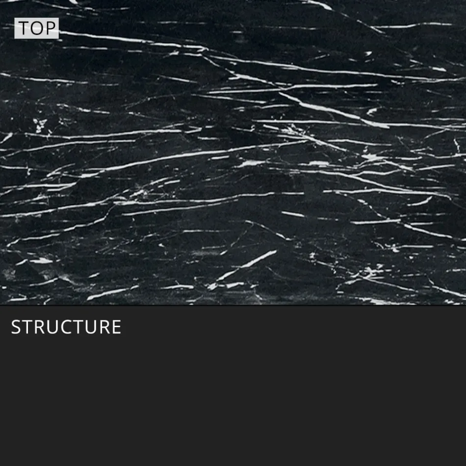 Ausziehbarer Outdoor-Esstisch 318 cm aus Aluminium und Steinzeug – Filomena Viadurini