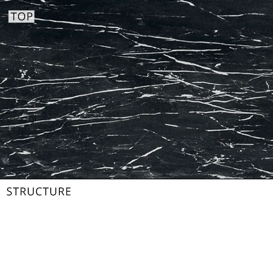 Ausziehbarer Outdoor-Esstisch 318 cm aus Aluminium und Steinzeug – Filomena Viadurini