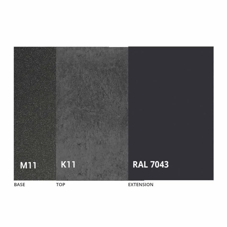 Ausziehbarer Esstisch bis 180 cm aus Keramik Made in Italy - Pitagora Viadurini