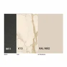 Ausziehbarer Esstisch bis 180 cm aus Keramik Made in Italy - Pitagora Viadurini