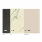 Ausziehbarer Esstisch bis 180 cm aus Keramik Made in Italy - Pitagora Viadurini