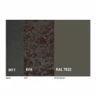 Ausziehbarer Esstisch bis 298 cm in Metall- und Keramikplatte - Anaconda Viadurini