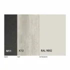 Ausziehbarer Esstisch bis 298 cm in Metall- und Keramikplatte - Anaconda Viadurini