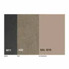 Ausziehbarer Esstisch bis 298 cm in Metall- und Keramikplatte - Anaconda Viadurini