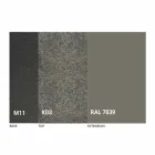 Ausziehbarer Esstisch bis 298 cm in Metall- und Keramikplatte - Anaconda Viadurini