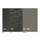 Ausziehbarer Esstisch bis 298 cm in Metall- und Keramikplatte - Anaconda Viadurini