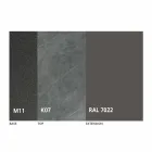 Ausziehbarer Esstisch bis 298 cm in Metall- und Keramikplatte - Anaconda Viadurini