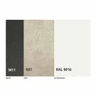 Ausziehbarer Esstisch bis 298 cm in Metall- und Keramikplatte - Anaconda Viadurini