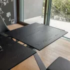 Ausziehbarer Esstisch bis 298 cm aus Melamin Made in Italy - Fedemo Viadurini