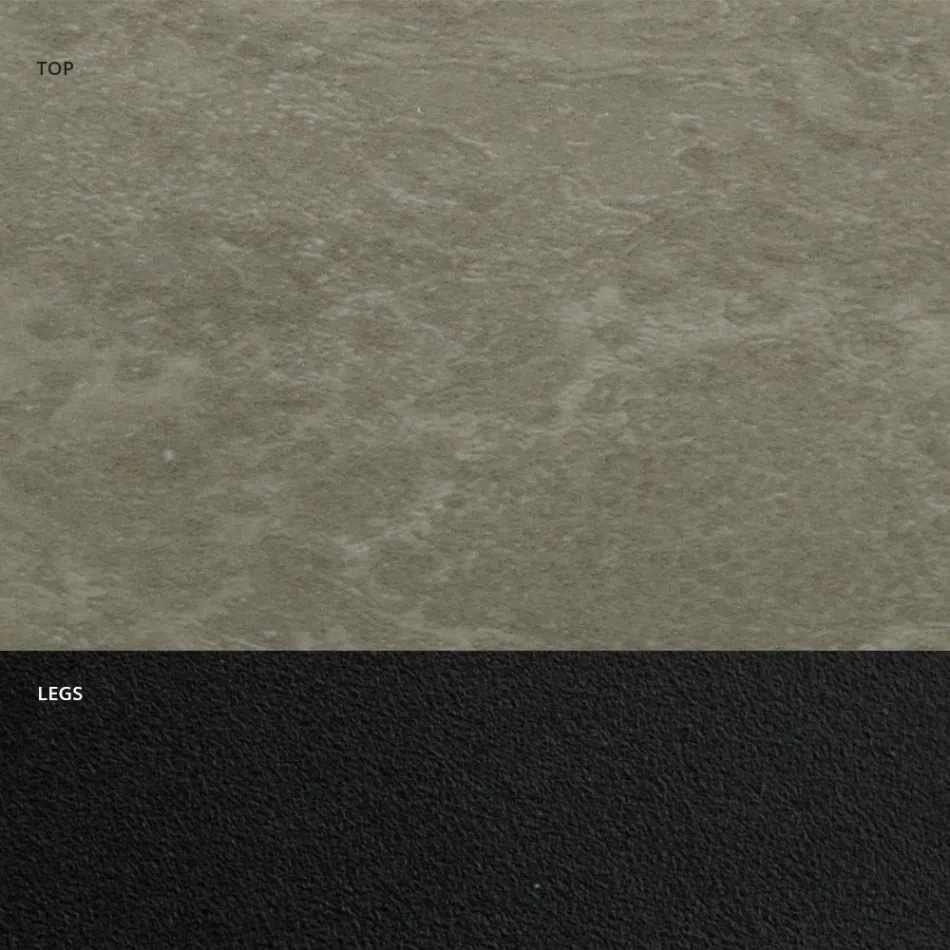 Ausziehbarer Esstisch auf 325 cm aus Laminat, hergestellt in Italien – Siebziger Viadurini