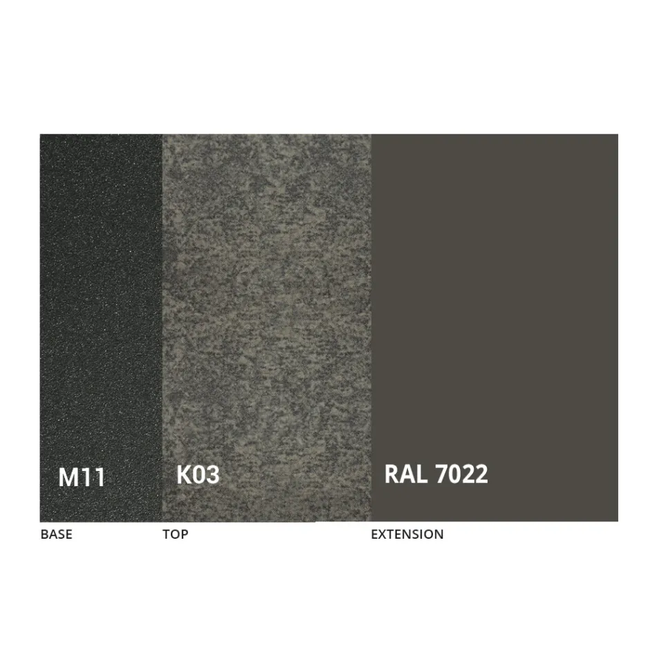 Ausziehbarer Esstisch Bis zu 170 cm aus Keramik Made in Italy - Tremiti Viadurini