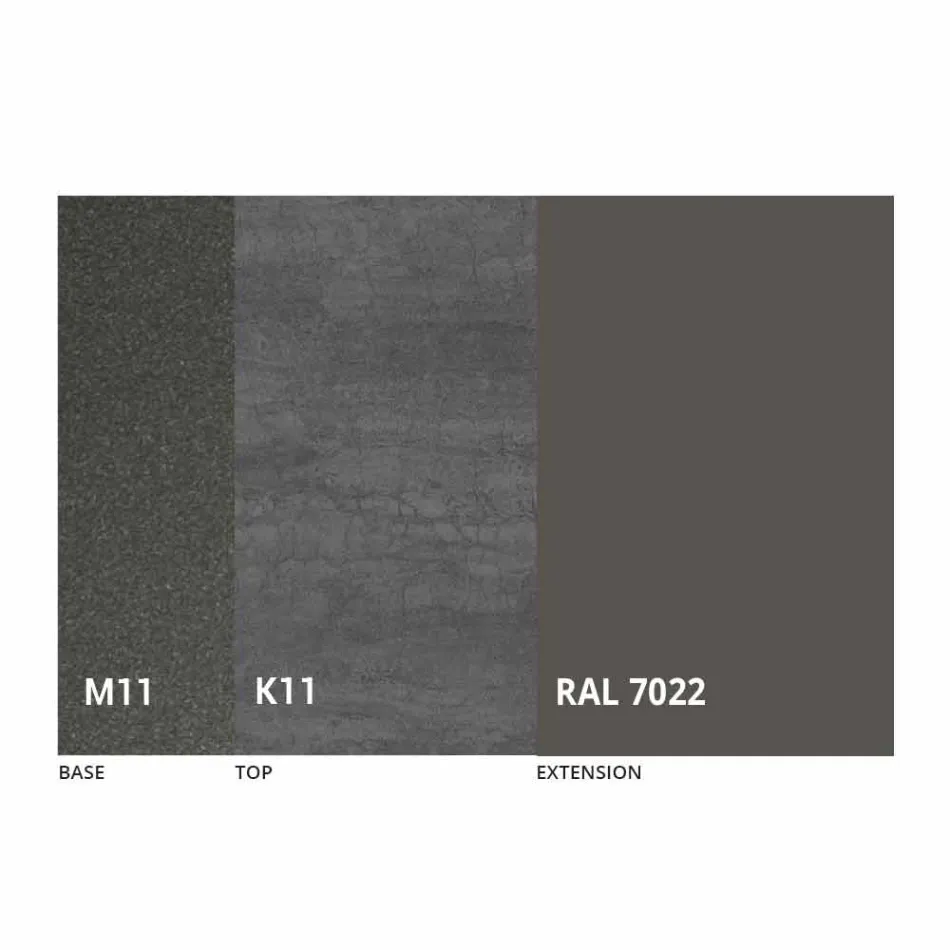 Ausziehbarer Esstisch Bis zu 170 cm aus Keramik Made in Italy - Tremiti Viadurini