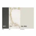 Ausziehbarer Esstisch Bis zu 170 cm aus Keramik Made in Italy - Tremiti Viadurini