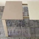 Ausziehbarer Esstisch Bis zu 204 cm in Made in Italy Crystal - Palladio Viadurini