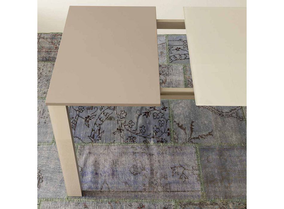 Ausziehbarer Esstisch Bis zu 204 cm in Made in Italy Crystal - Palladio Viadurini