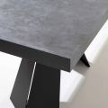 Ausziehbarer Esstisch Bis zu 220 cm mit Melaminplatte - Amiro