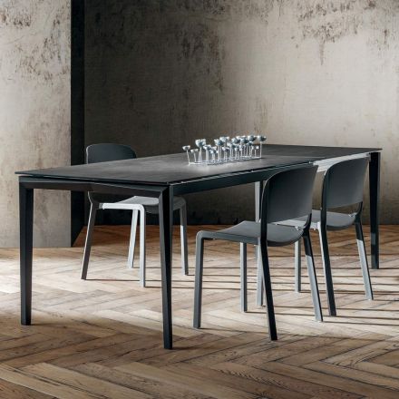 Ausziehbarer Esstisch bis 240 cm aus Laminam, hergestellt in Italien – fantastisch Viadurini