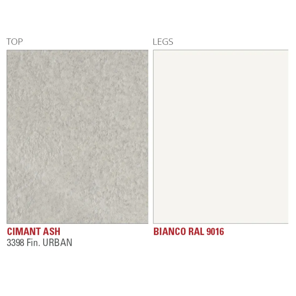 Ausziehbarer Esstisch bis 252 cm aus HPL, hergestellt in Italien – Efisto Viadurini