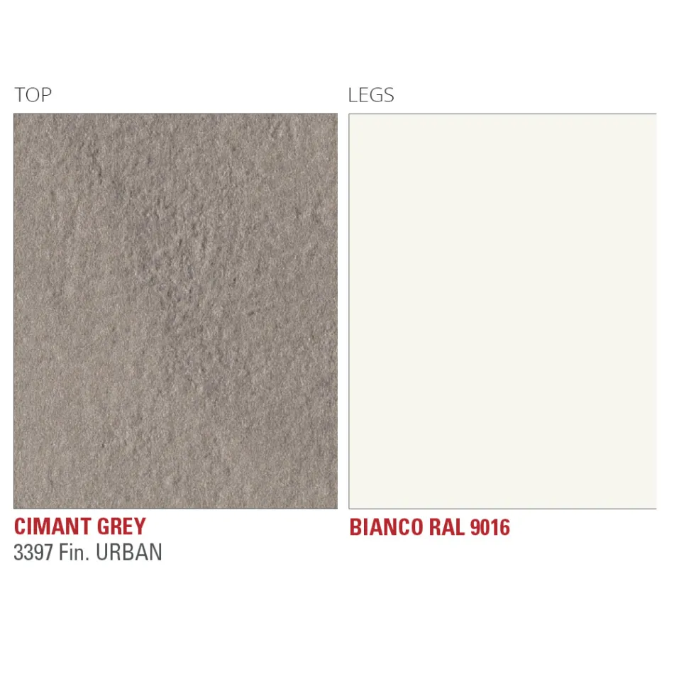 Ausziehbarer Esstisch bis 252 cm aus HPL, hergestellt in Italien – Efisto Viadurini