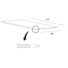 Ausziehbarer Esstisch bis 280 cm in Fenix Made in Italy – Eolo Viadurini