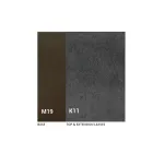 Ausziehbarer Esstisch bis zu 280 oder 298 cm mit Keramikplatte - Nomia Viadurini